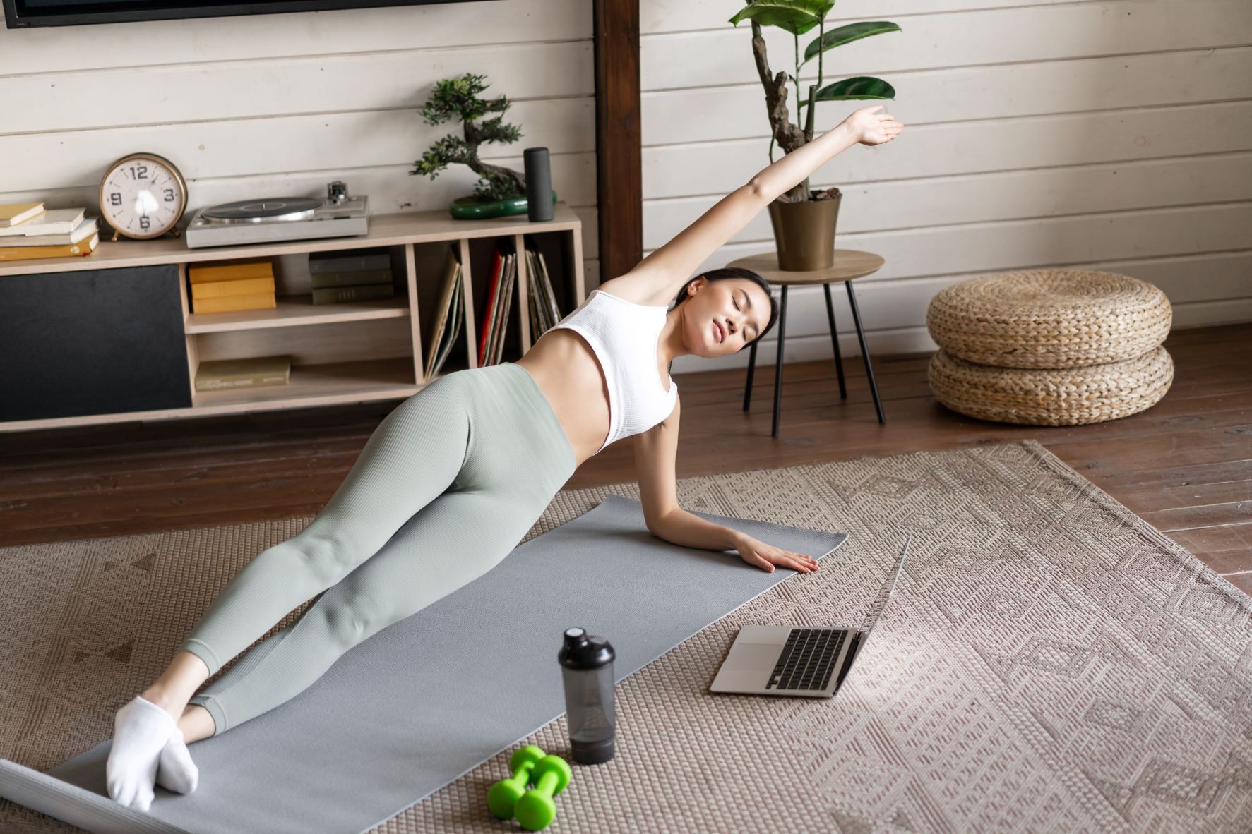 yoga space at home