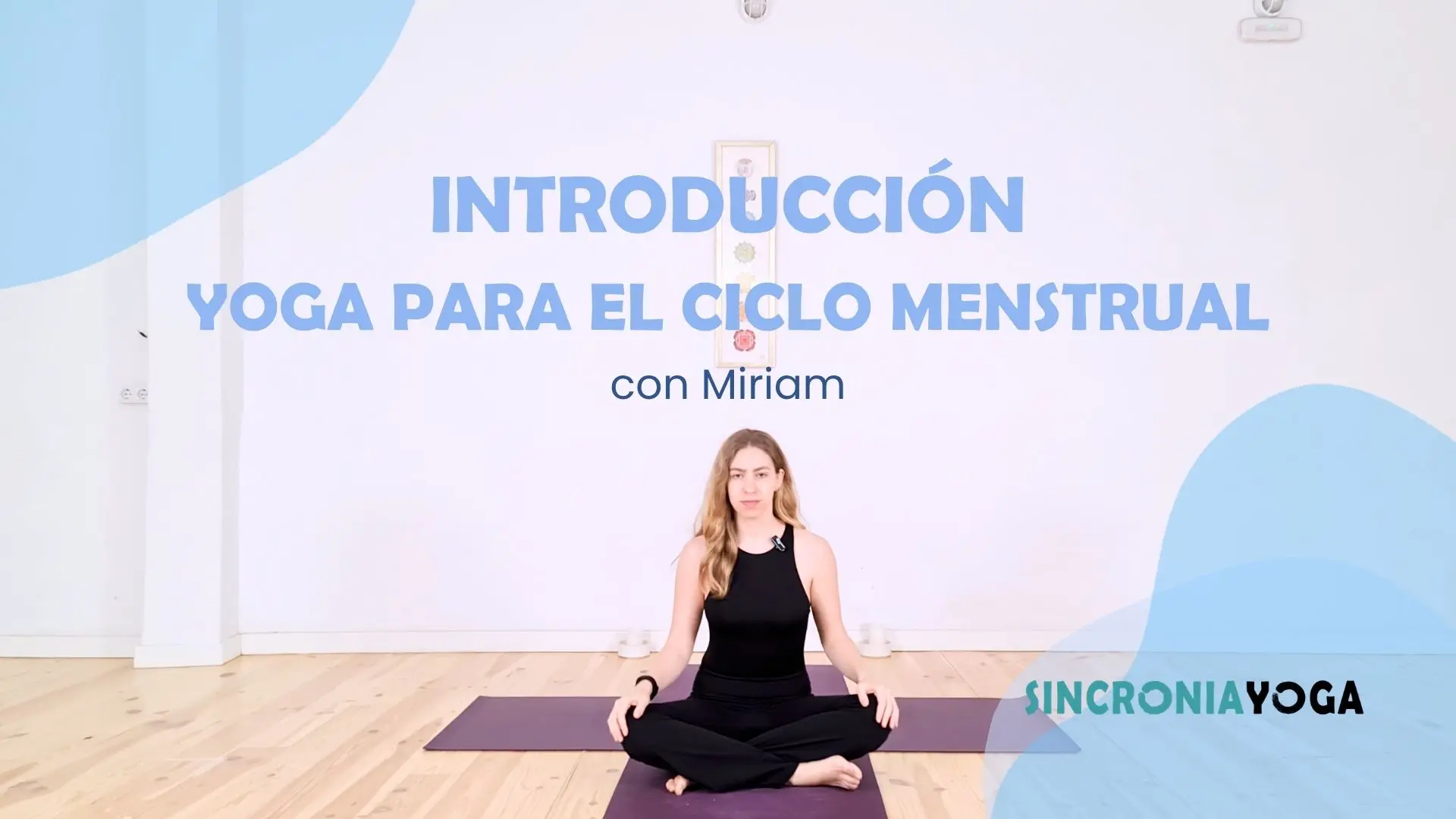 Portada de la classe Ioga per al Cicle Menstrual de Miriam